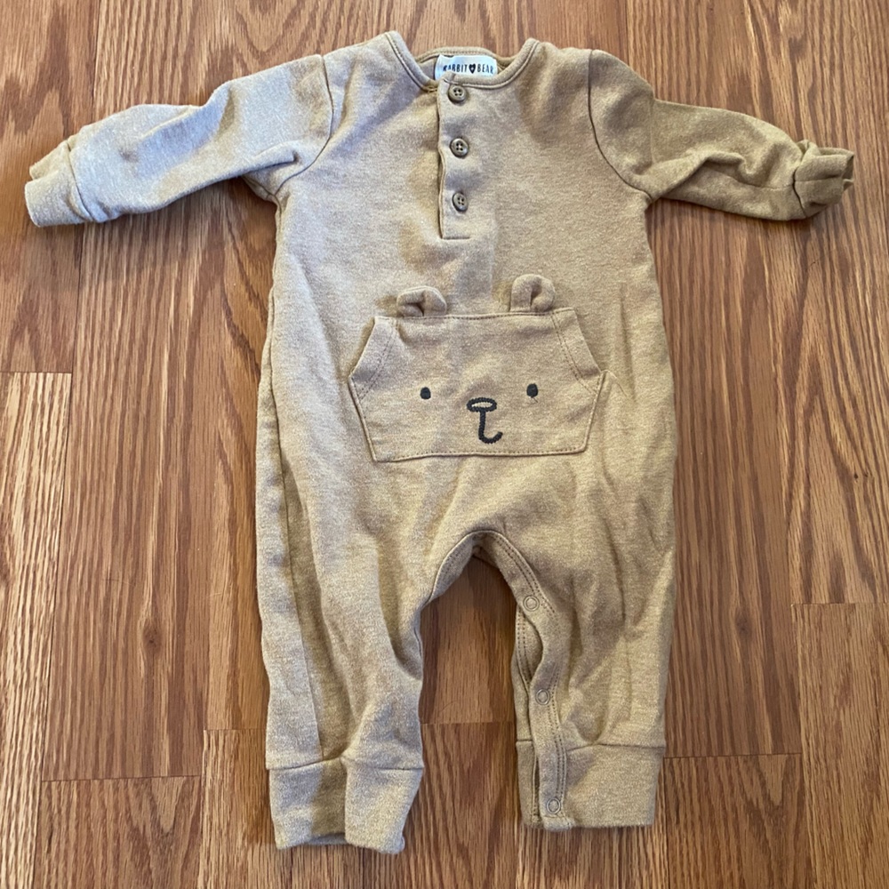 Rabbit + Bear one piece